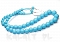 Akrylow komplet długi niebieski  -BST221