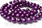Sznur spectra kule 1,2cm 65szt. fioletowe - KS611 