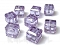 Zirconia AAA+ kostka -0,6x0,6cm lavender - SRY25