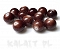 Marmur imitacja brązowy kule 1,2cm 6szt MI22
