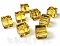 Zirconia AAA+ kostka -0,6x0,6cm gold - SRY6