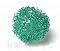 Kula pleciona ziel. 4,0cm 1szt.-CH454