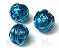 Kula pleciona niebieska 1,4cm 1szt.-CH451