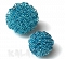 Kula pleciona niebieska 3,0cm 1szt.-CH441