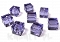 Zirconia AAA+ kostka -0,6x0,6cm amethyst - SRY7