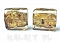 Weneckie kwadraty gold - 2cm - SW122