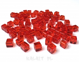 Sznur kostki szklane 0,6cm 50szt. - KS15-H