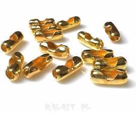 Zapięcie do łańcuszka kulkowego 3mm 40szt.-PZ32