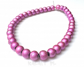 SPECTRA krótki sznur różowe - 6mm - KS458