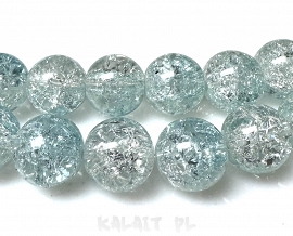 Sznur crackle kule 1,2cm 37szt.-KS602 