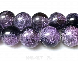 Sznur crackle kule 1,2cm 37szt.-KS349