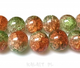 Sznur crackle kule 1,2cm 37szt.-KS270