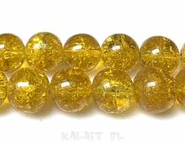 Sznur crackle kule 1,2cm 37szt.-KS268A