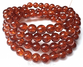 Sznur crackle kule 0,8cm 52szt.-KS589