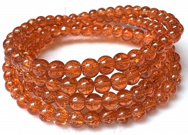 Sznur crackle kule 0,6cm 72szt.-KS301