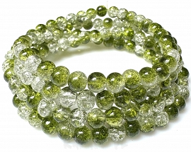 Sznur crackle kule 0,6cm 72szt.-KS526