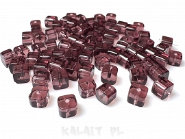 Sznur kostki szklane 0,4cm 75szt. - KS4-H