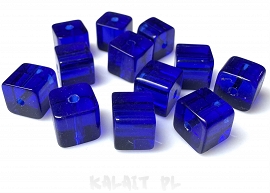 Sznur kostki szklane 0,8cm 40szt. - KS304-H