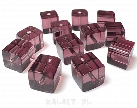 Sznur kostki szklane 0,8cm 40szt. -  KS89-H