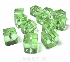 Sznur kostki szklane 0,8cm 40szt. - KS22-H