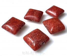Koral naturalny poduszka 1,0cm - 2szt. -K36
