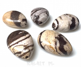 Jaspis Cappucino - krople 1,9cm - K126