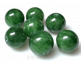 Jadeit zielony kule 0,8cm 1szt. -K380