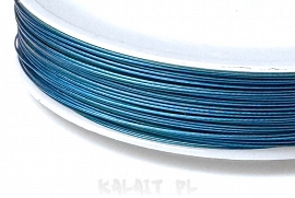 Linka stalowa niebieska 0,45mm 6m - LSP17