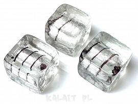 Weneckie zebry - kostki 1,5cm - 1szt. - SW387