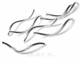 Rurki dystansowe karbowane skręcone 3cm 10szt - CH56