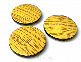 Imitacja drewna - żółte - 3szt. - PLA128
