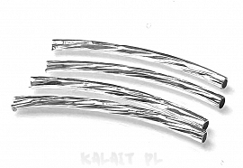 Rurki dystansowe karbowane łuki 2,5cm 10szt.-CH064