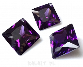 Zirconia AAA+ kwadrat amethyst 10mm - SRY48