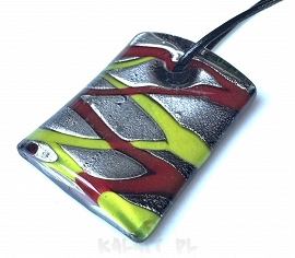 Szkło weneckie - wisior 3x4,5cm - SW13