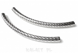 Rurki dystansowe karbowane łuki 4,5cm 2szt.-CH366