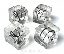 Weneckie zebry - kostki 1cm - 1szt. - SW393