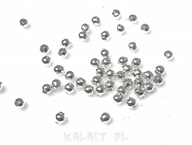 Kuleczki zaciskowe ozdobne 2,0mm 50szt.-CH103