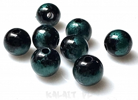 Akrylowe mazane koraliki kulki 0,8cm 10szt.AK82