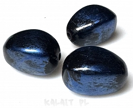 Akrylowe mazane koraliki 1,9cm 2szt -AK60