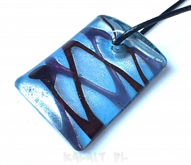 Szkło weneckie - wisior 3x4,5cm - SW33