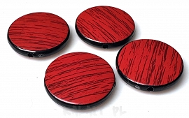 Imitacja drewna - czerwone - 3szt. - PLA119 