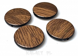 Imitacja drewna - brązowe - 3szt. - PLA121 