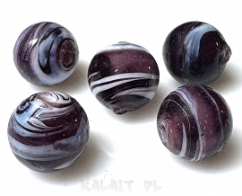 Weneckie malowane - kulki 1cm - 1szt. - SW364