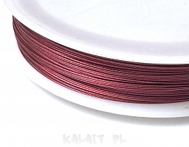 Linka stalowa mahoń 0,45mm 6m - LSP8