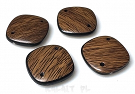 Imitacja drewna - brązowe - 5szt. - PLA111
