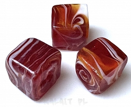 Weneckie malowane - kostki - 1cm - 1szt. - SW224