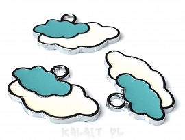 Charms bali zawieszka Chmurki - CZ122 