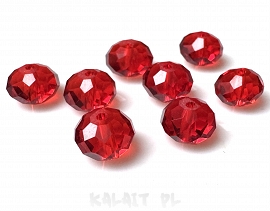 Koraliki ciosane szklane 0,8cm 4szt.-KS46