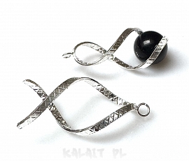 Baza kolczyka zawieszka 4cm 1szt. -CH553