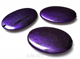 Akrylowe mazane koraliki elipsy 4,2cm 1szt.-AK64